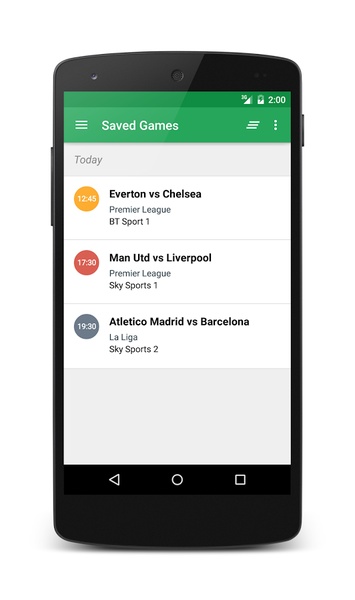 Live Football on TV - Preview 1