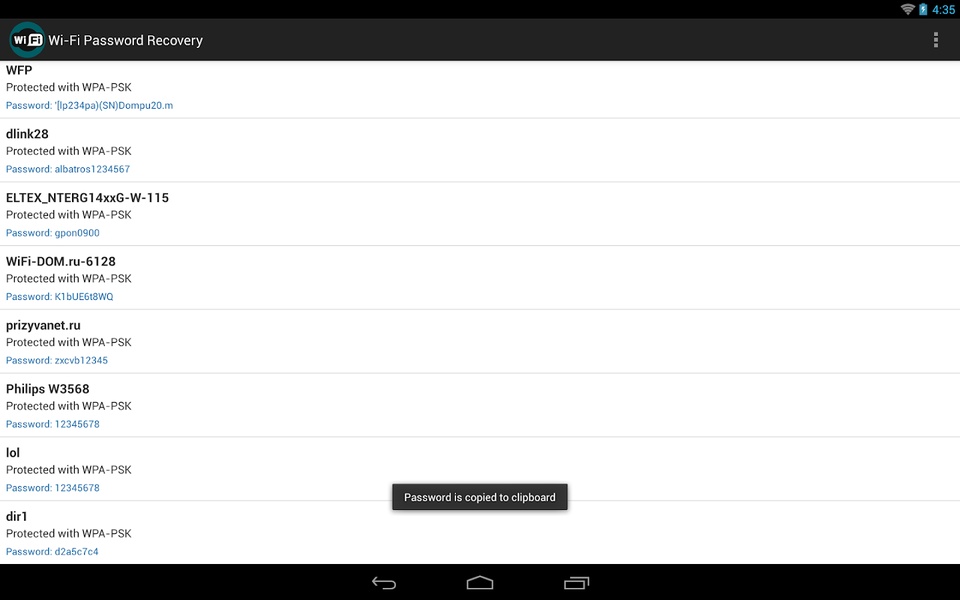 Wi-Fi Password Recovery - Preview 11