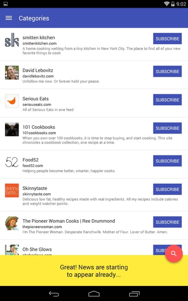 Corgi for Feedly - Preview 1