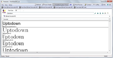 FontViewOK screenshot 3