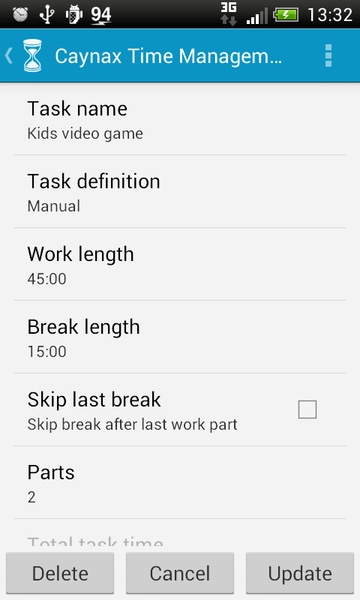 Caynax Time Management - Preview 2