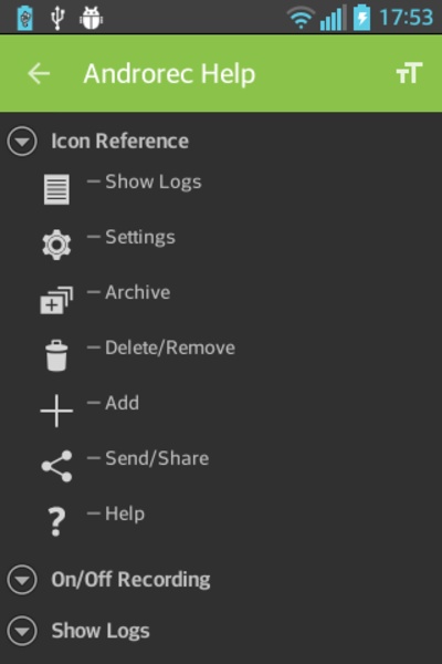 Androrec - Preview 4