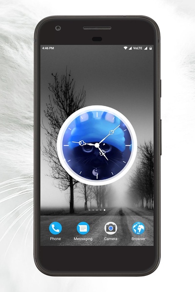 Cat Clock Live Wallpaper - Preview 1