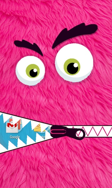 PinkMonsterZipperUnLock - Preview 3
