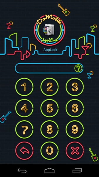 AppLock Theme Nightclub - Preview 2