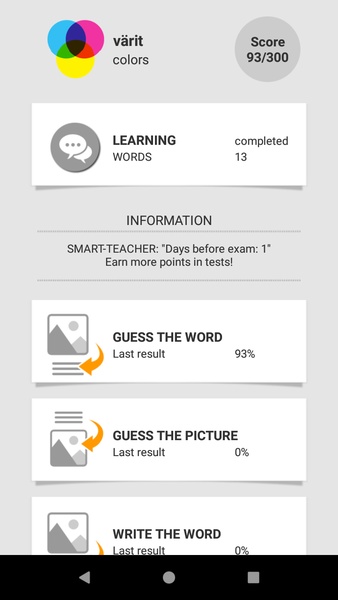 Learn Finnish words with SMART-TEACHER - Preview 6