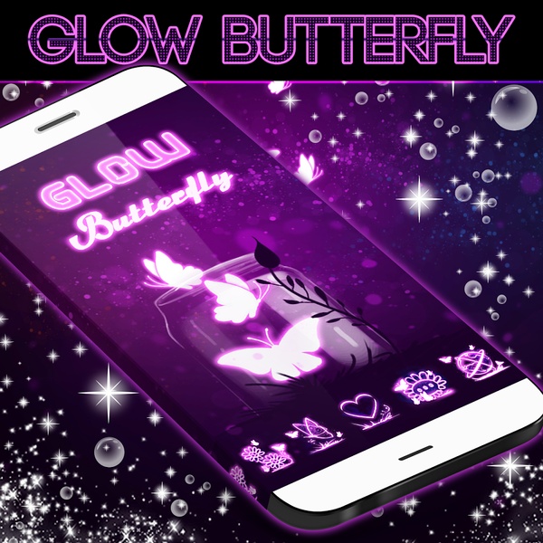Glow Butterfly Go Launcher - Preview 1