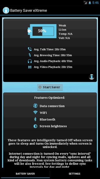 Battery Saver eXtreme Lite - Preview 1