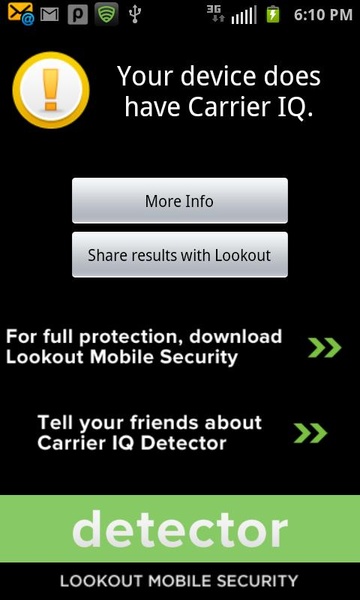 Carrier IQ Detector - Preview 1
