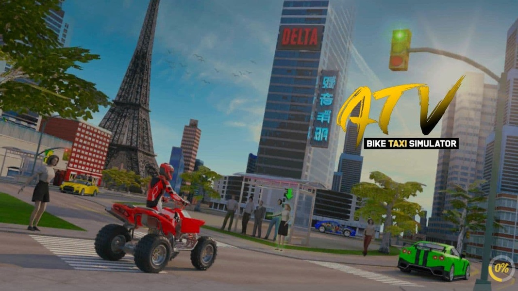 ATV Bike City Taxi Cab Simulator - Preview 3