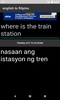 english to filipino translator screenshot 2