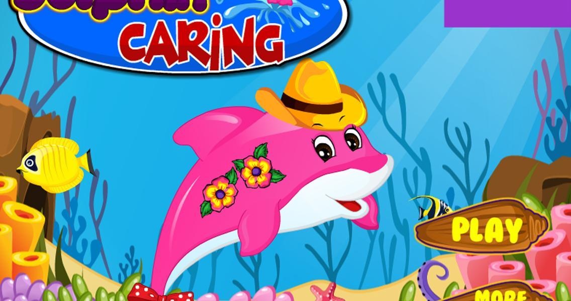cute dolphin caring - Preview 8