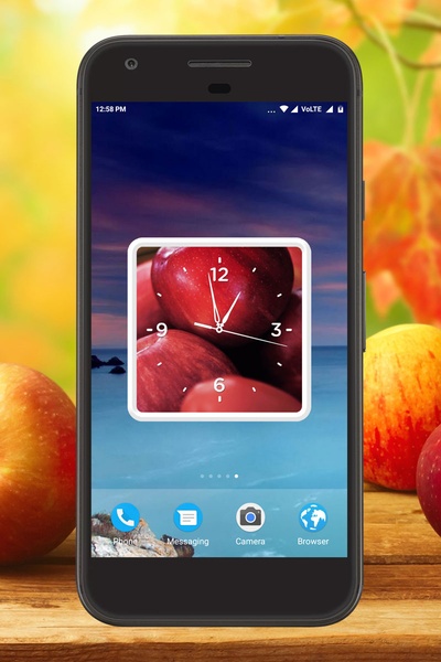 Apple Clock Live Wallpaper - Preview 1