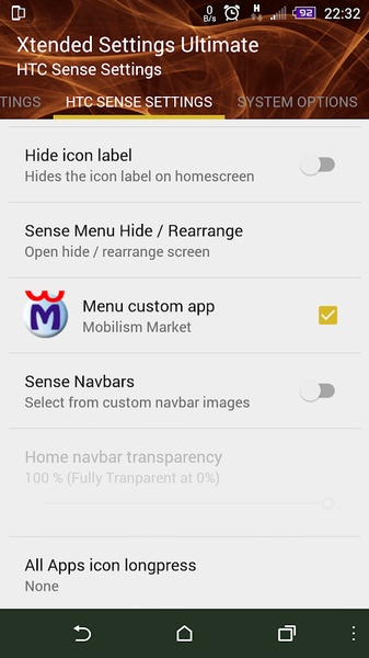 Xtended Settings - Preview 7