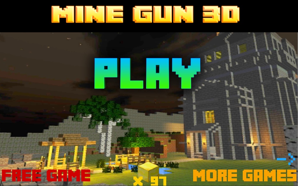 Mine Gun 3d - Cube FPS - Preview 8