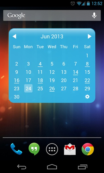 My Month Calendar Widget Lite - Preview 11