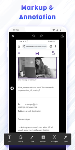 Screenshot stamper: Markup, Snip, Longshot & stamp - Preview 5