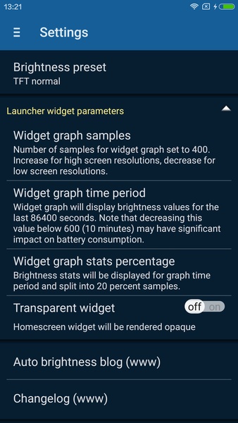 Velis Auto Brightness - Preview 3