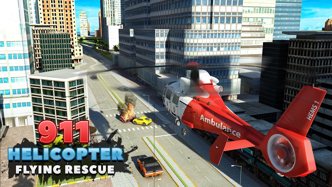 911 Helicopter Flying Rescue City Simulator - Preview 14