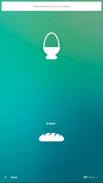 Drops: Learn French language and words for free - Preview 2