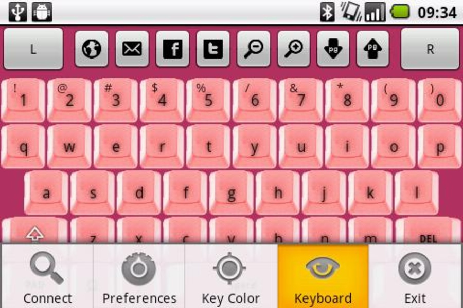Blue Keyboard Lite - Preview 4