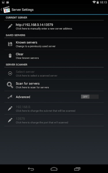 Media Player Classic Remote - Preview 1