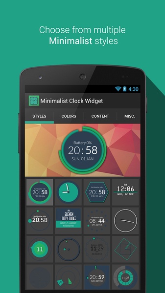 Minimalist Clock Widget - Preview 6