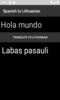 Spanish to Lithuanian Translator screenshot 4