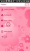 GOSMS Pink Floral Theme screenshot 1
