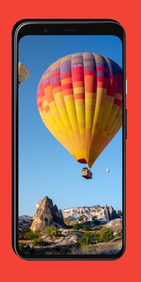 Hot Air Balloon Wallpaper Screenshot