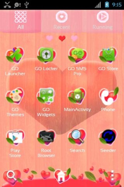 GO Launcher EX Valentine Heart - Preview 3
