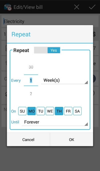 Easy Bills Reminder - Preview 9