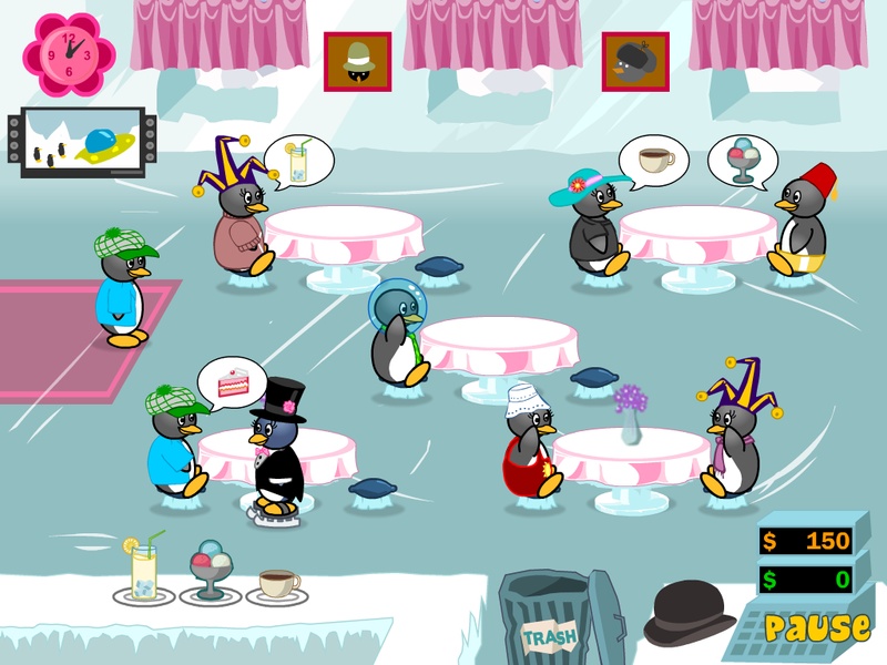 Penguin Diner 2 • Play Penguin Diner Games Unblocked for Free Online