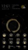 Black Gold GOLauncher EX Theme screenshot 2