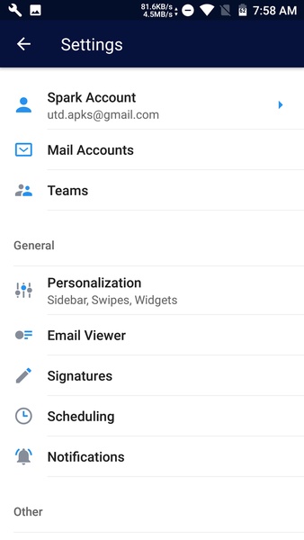 Spark Mail - Preview 4