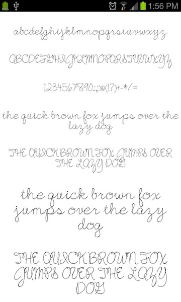 Pencil Free Fonts - Preview 2