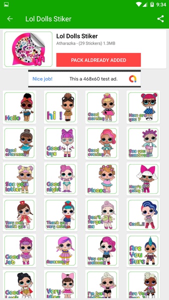 Lol Dolls Stiker Wa - Preview 1