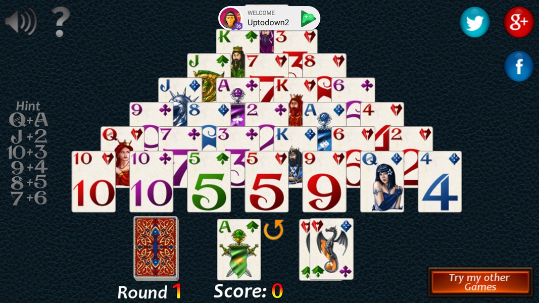 Fantasy Pyramid Solitaire - Preview 1