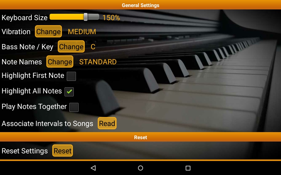 Piano Interval Training - Preview 1