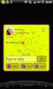 GO SMS Purple&Yellow Theme screenshot 3