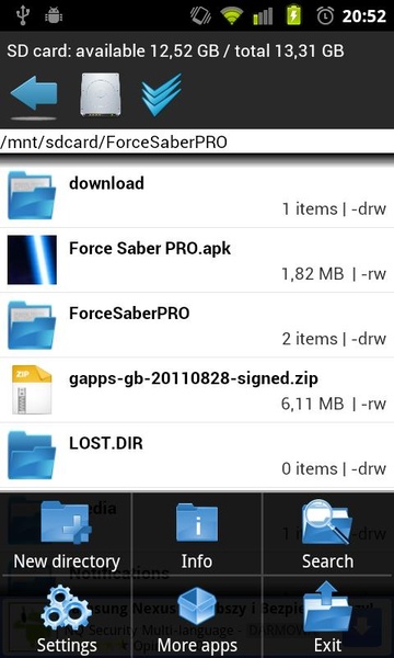 Fast File Manager - Preview 3