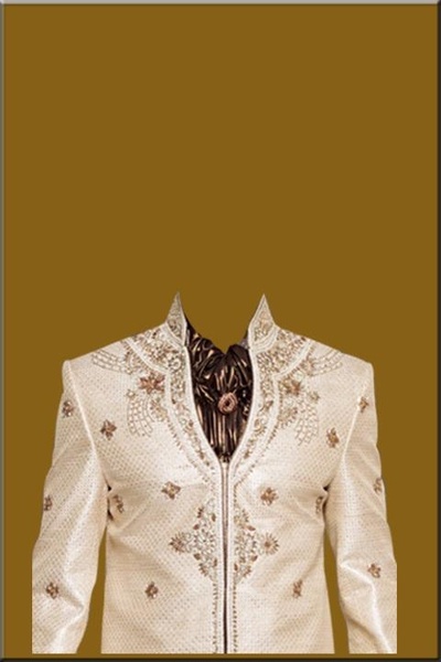 Indian Man Sherwani Photo Suit - Preview 2