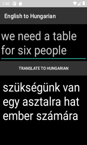 English to Hungarian - Preview 1