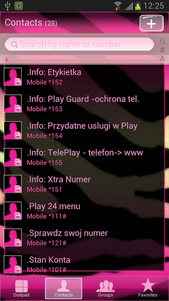 GO Contacts Pink Zebra - Preview 3