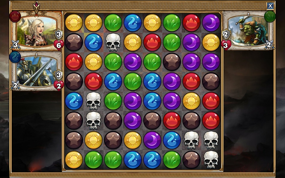 Análise de Gems of War  Puzzles para todo momento - WannaPlay