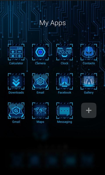 Touch Sky GOLauncher EX Theme - Preview 3