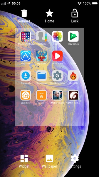Phone X Launcher - Preview 1
