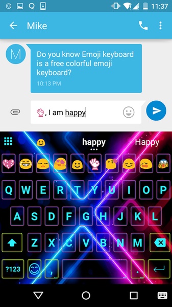 Electric Punk Emoji Keyboard - Preview 2