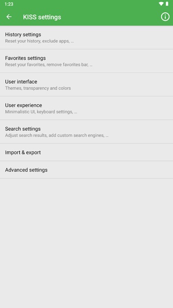KISS launcher - Preview 4