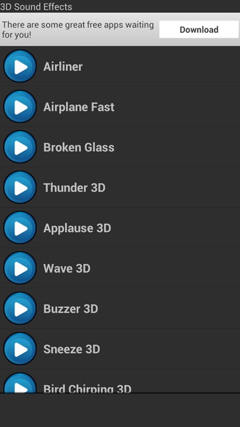 3D Sound Effects - Preview 3